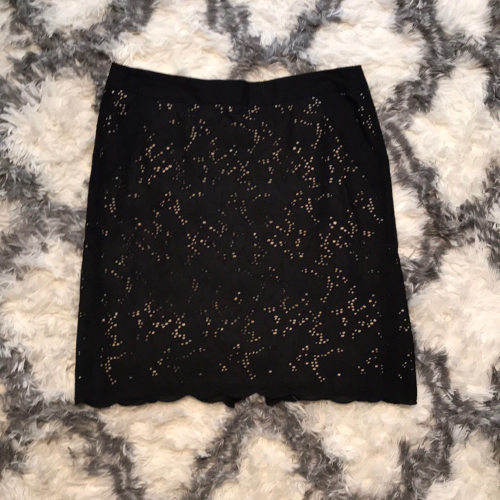Loft Black Skirt